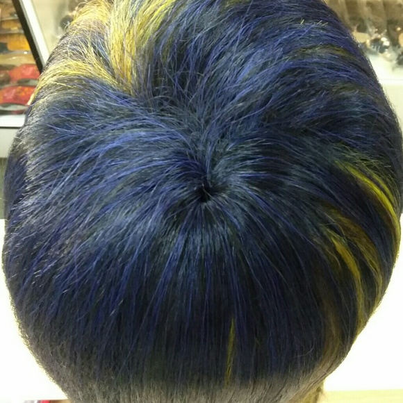 ~Long Wig~ Blue Wig ~  - Picture 5 of 8